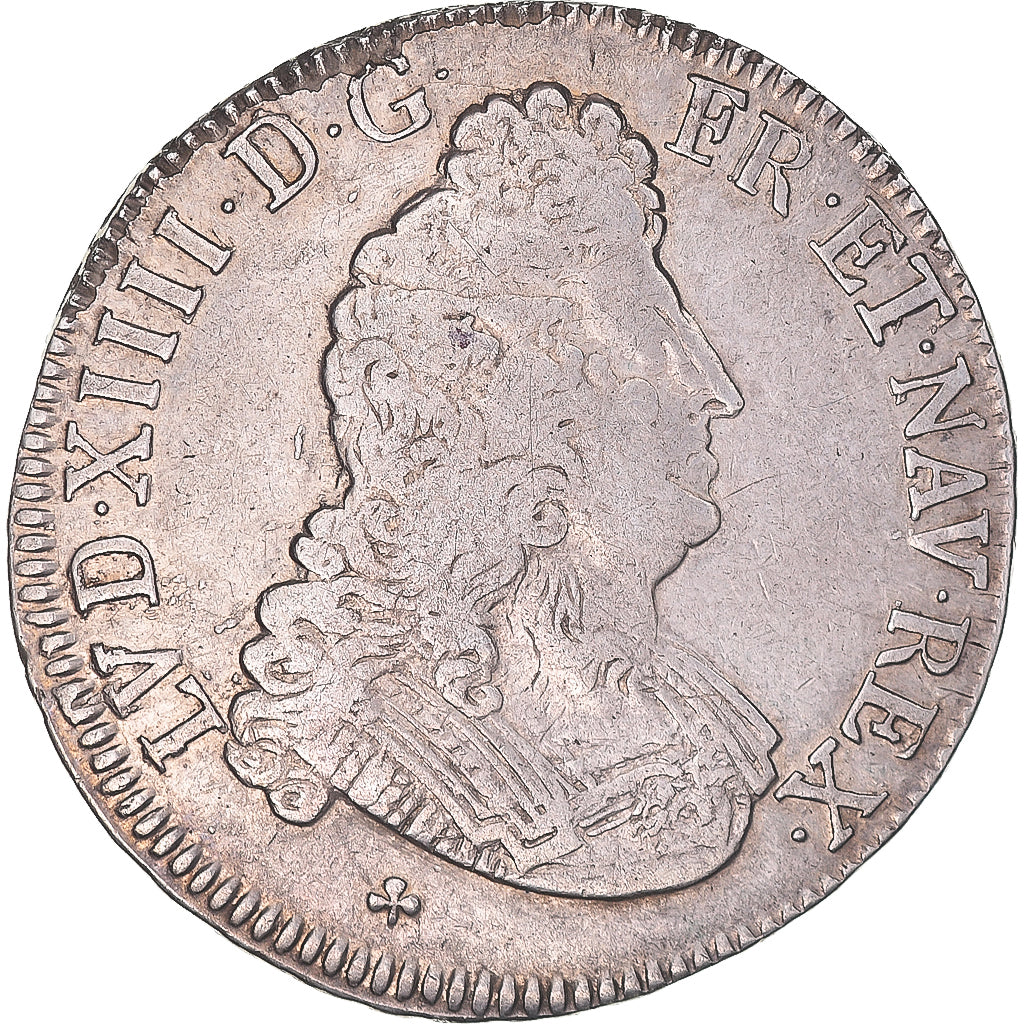 Münze, Frankreich, Louis XIV, Ecu aux 8 L 2e type, 1704, Riom, S+, Silber