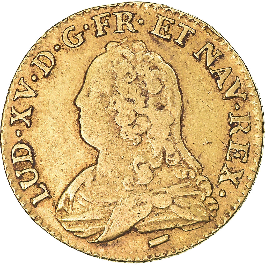 Munten, Frankrijk, Louis XV, Louis d'or aux lunettes, 1726, Lille, ZF, Goud