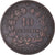 Moeda, França, Cérès, 10 Centimes, 1873, Bordeaux, VF(30-35), Bronze