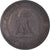 Moeda, França, Napoleon III, 10 Centimes, 1853, Bordeaux, VF(20-25), Bronze