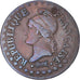 Moneta, Francia, Dupré, Centime, AN 6, Paris, MB+, Bronzo, KM:646, Gadoury:76