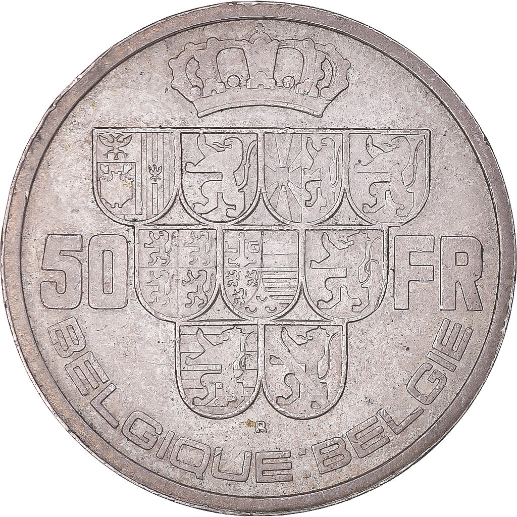 Coin, Belgium, Leopold III, 50 Francs, 50 Frank, 1940, Brussels, Tranche B