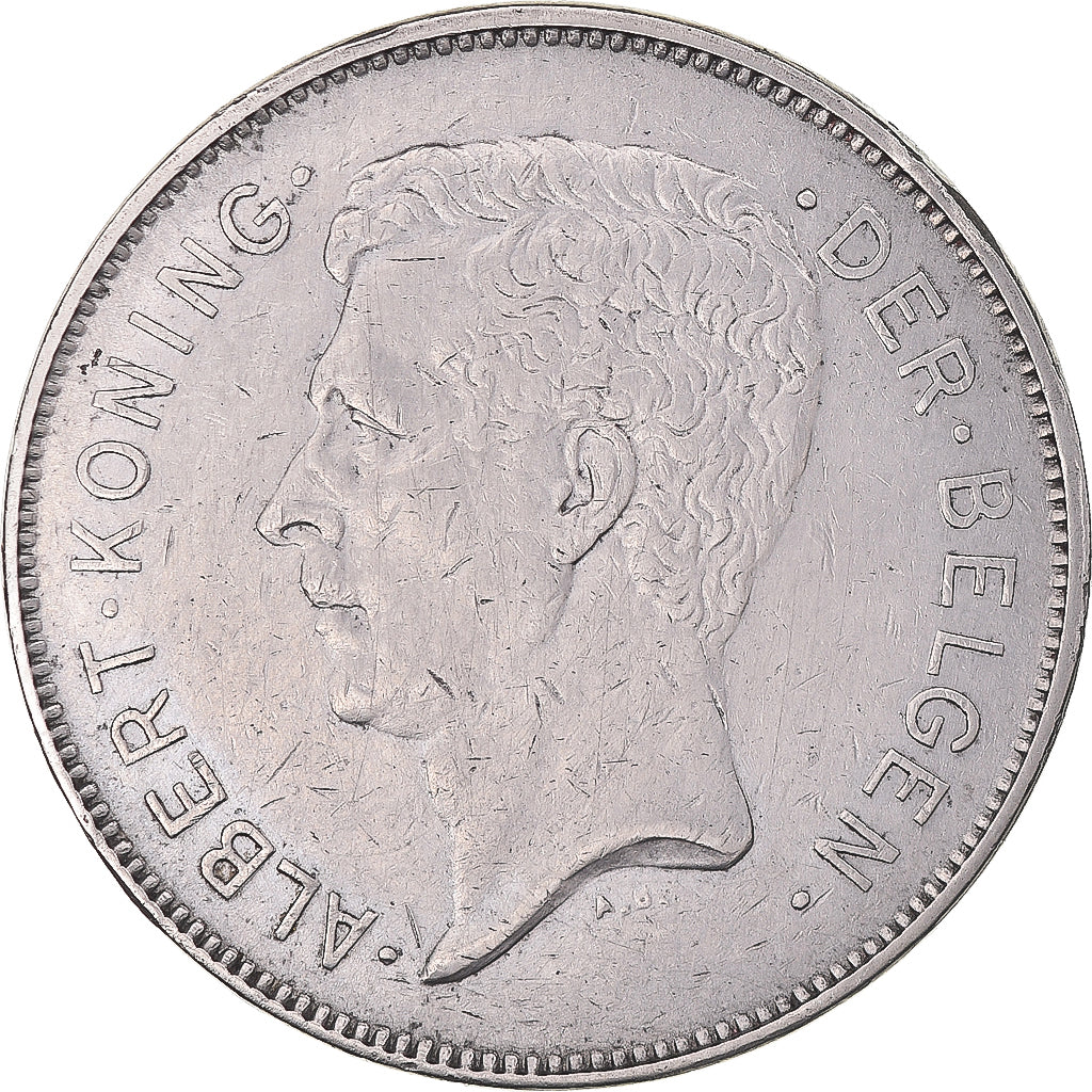 Coin, Belgium, Albert I, 20 Francs, 20 Frank, 1932, Brussels, Tranche A
