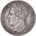 Moneta, Belgia, Leopold I, 5 Francs, 5 Frank, 1848, Brussels, EF(40-45), Srebro