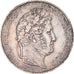 Coin, France, Louis-Philippe, 5 Francs, 1844, Lille, AU(50-53), Silver