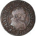 Moneda, Francia, Henri de la Tour d'Auvergne, Double Tournois, 1632, Sedan, BC+