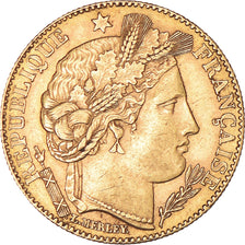 Coin, France, Cérès, 10 Francs, 1896, Paris, AU(55-58), Gold, KM:830