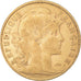 Moneda, Francia, Marianne, 10 Francs, 1901, Paris, MBC+, Oro, KM:846
