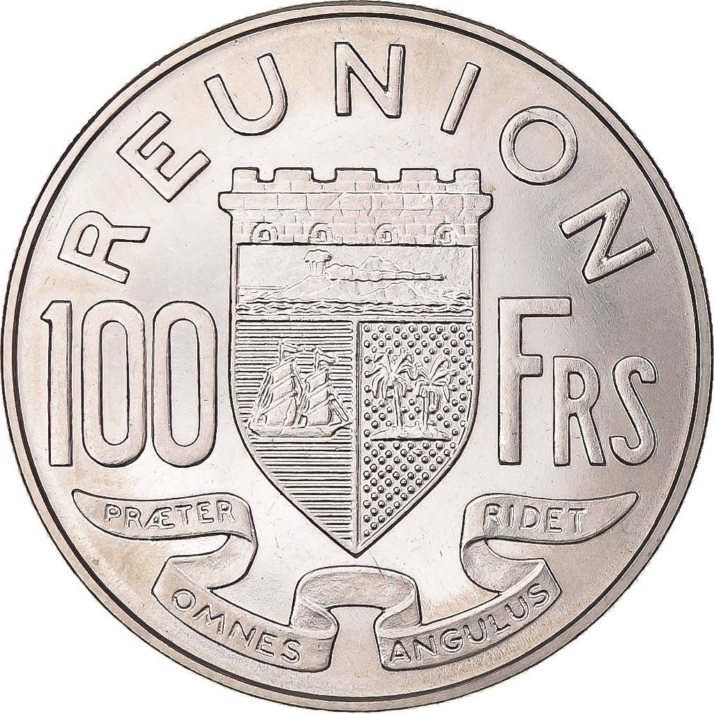Coin, Réunion, 100 Francs, 1964, Paris, ESSAI, MS(65-70), Nickel, KM:E10