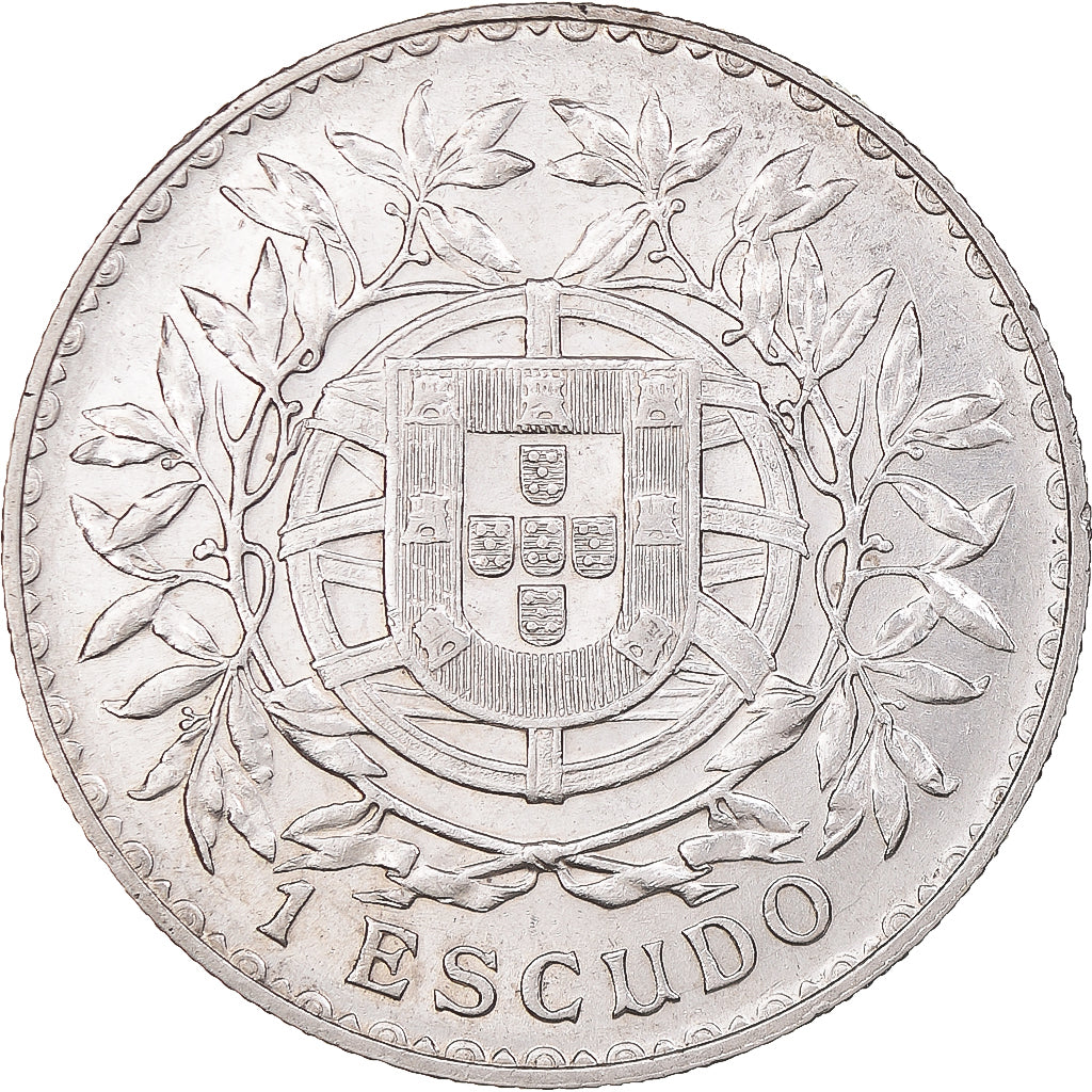 Moneta, Portugal, Escudo, 1915, MS(60-62), Srebro, KM:564