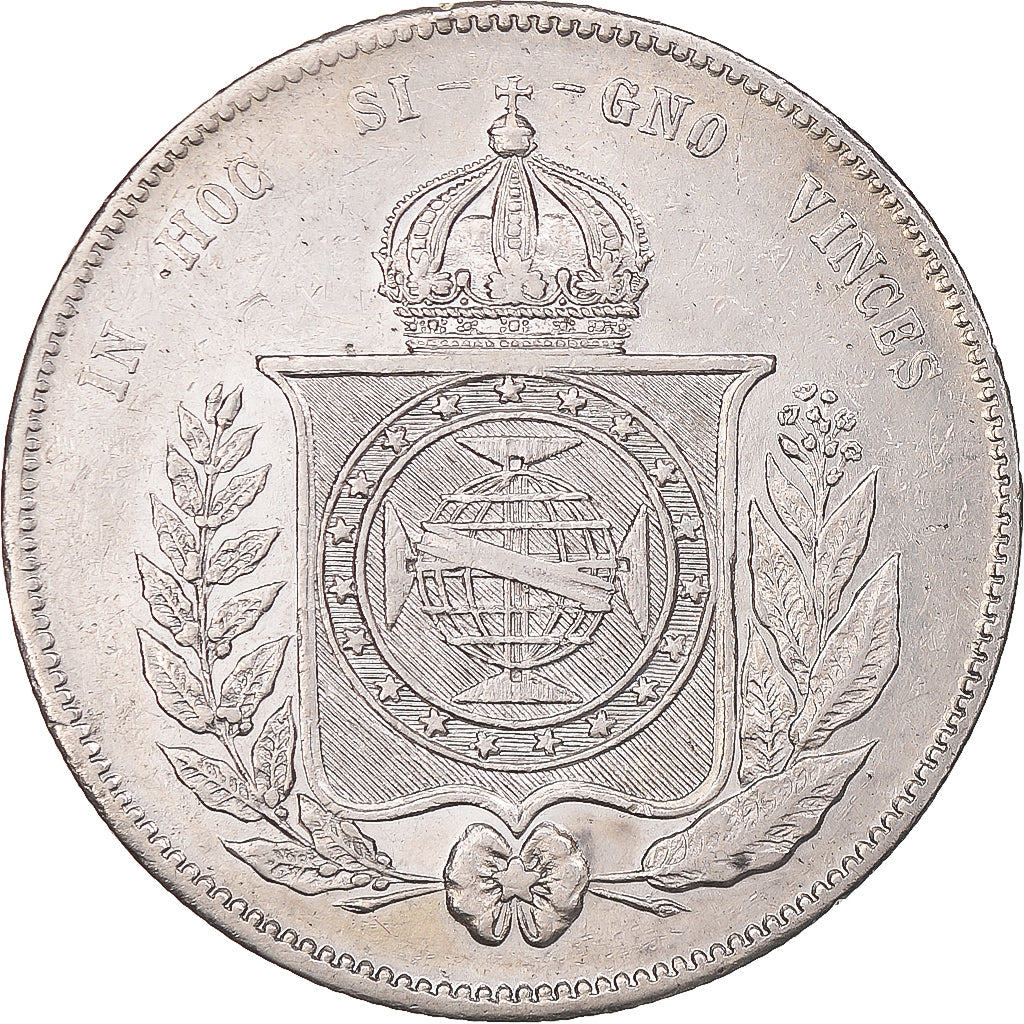 Monnaie, Brésil, Pedro II, 2000 Reis, 1853, SUP, Argent, KM:466