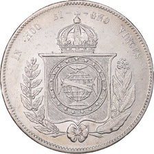 Monnaie, Brésil, Pedro II, 2000 Reis, 1853, SUP, Argent, KM:466