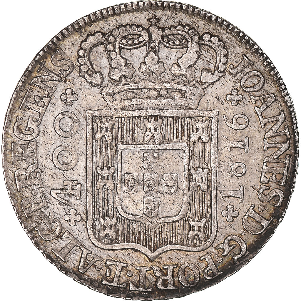 Moneta, Portugal, Jo, 400 Reis, Pinto, 480 Reis, 1816, Lisbon, AU(50-53)