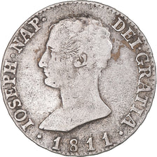 Coin, Spain, Joseph Napolean, 4 Réales, 1811, Madrid, VF(30-35), Silver