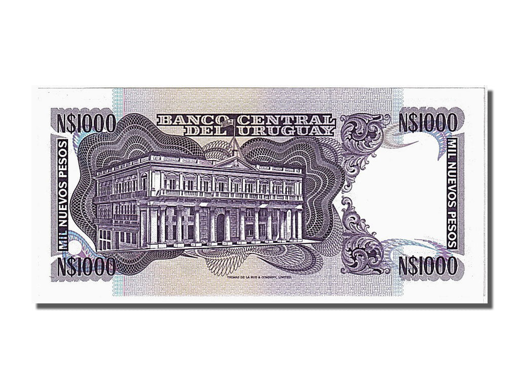 Banconote, Uruguay, 1000 Nuevos Pesos, 1991, FDS