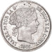 Coin, Spain, Isabel II, 40 Centimos, 1866, Madrid, AU(50-53), Silver, KM:628.2