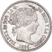 Coin, Spain, Isabel II, 40 Centimos, 1866, Madrid, AU(50-53), Silver, KM:628.2