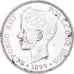 Moneta, Hiszpania, Alfonso XIII, 5 Pesetas, 1899, Valencia, AU(55-58), Srebro