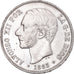 Moneta, Hiszpania, Alfonso XII, 5 Pesetas, 1885, Madrid, AU(50-53), Srebro