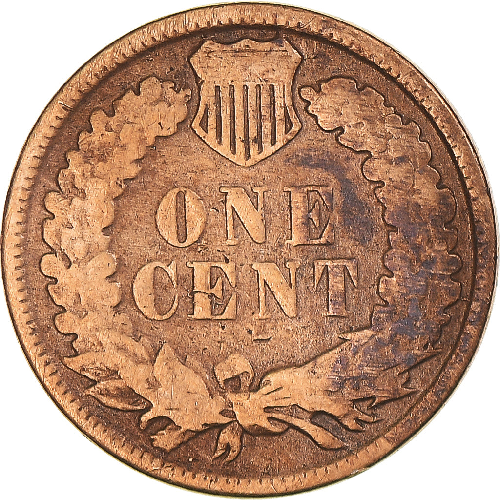 Coin, United States, Indian Head Cent, Cent, 1884, Philadelphia, VF(30-35)