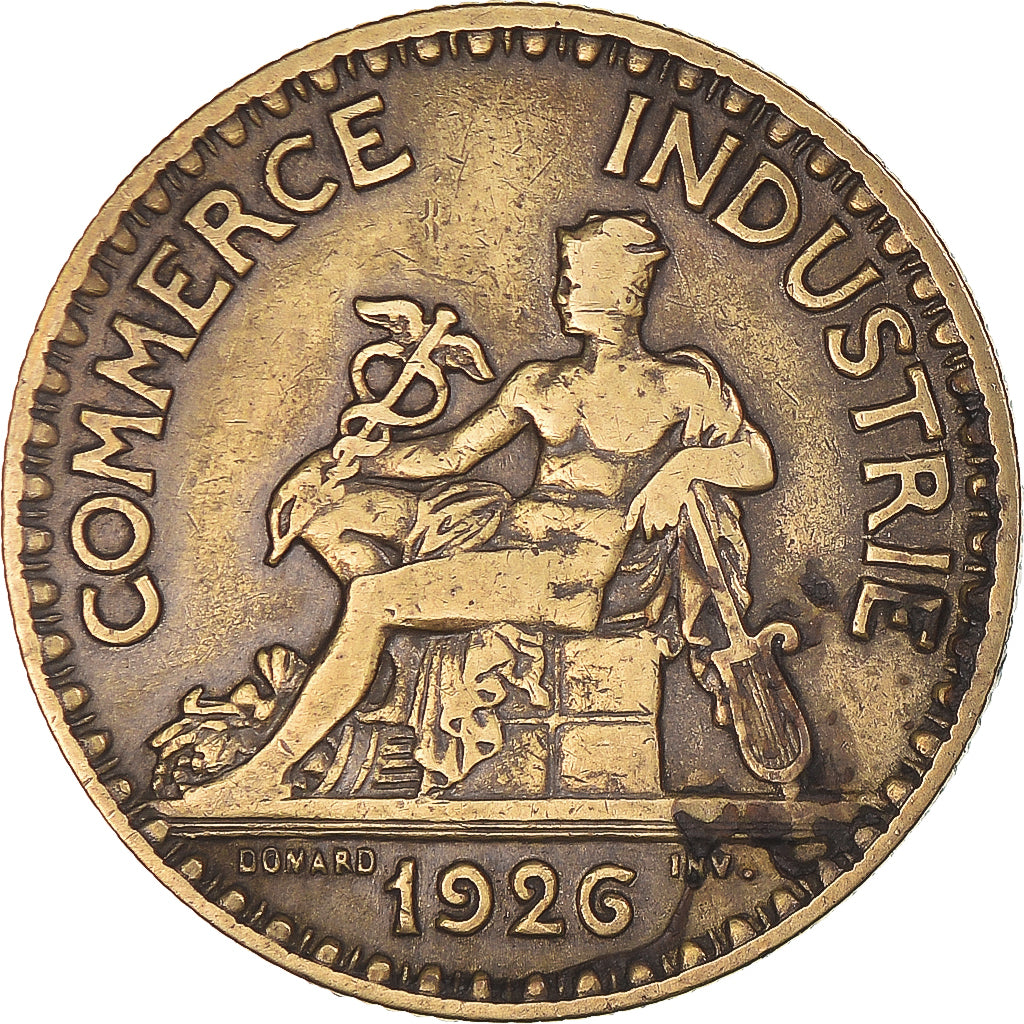 Moeda, França, Chambre de commerce, 2 Francs, 1926, Paris, EF(40-45)