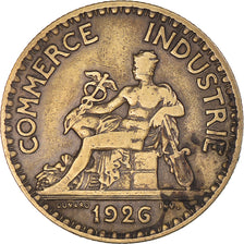 Moeda, França, Chambre de commerce, 2 Francs, 1926, Paris, EF(40-45)