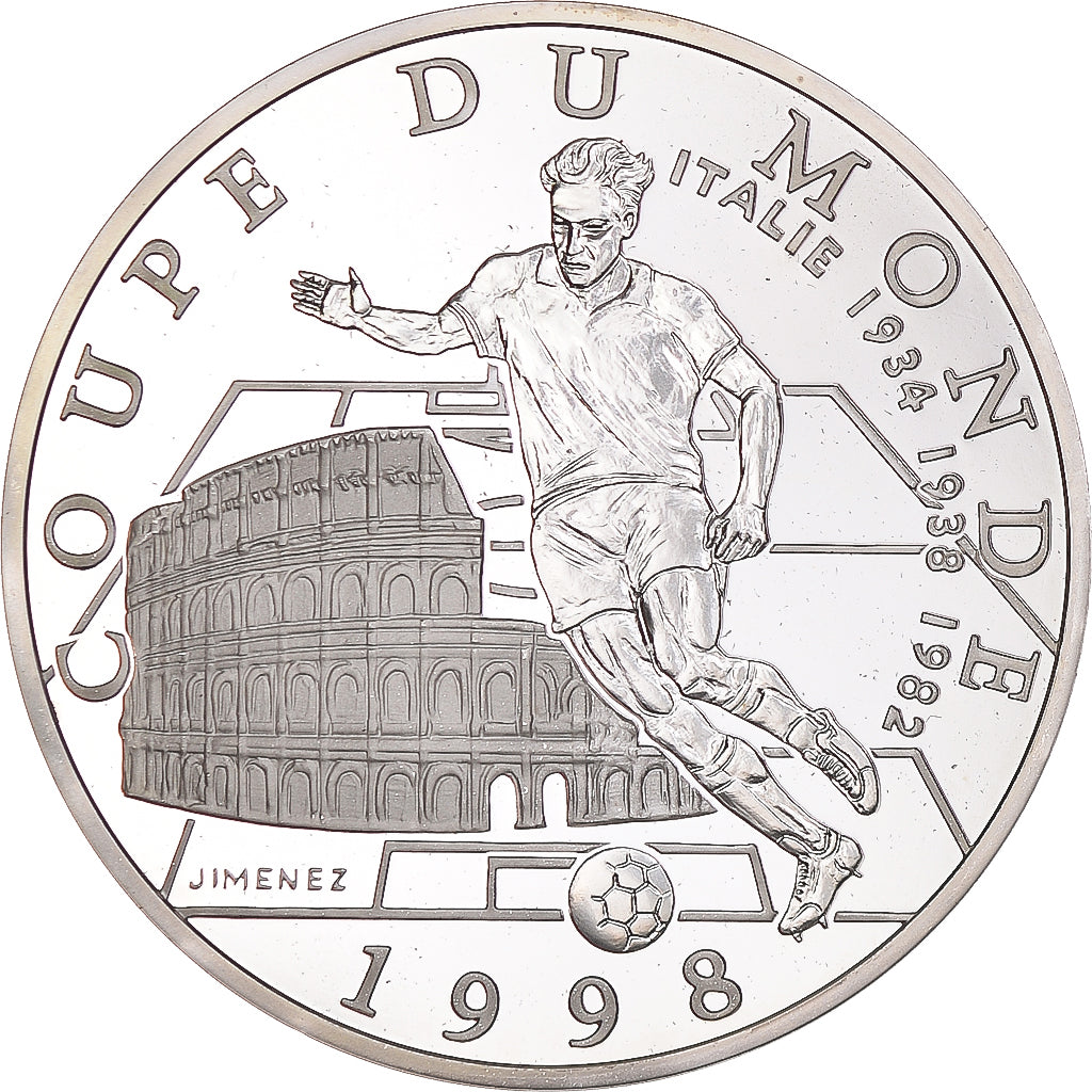 Coin, France, Coupe du Monde 1998, 10 Francs, 1998, Paris, Proof, MS(65-70)