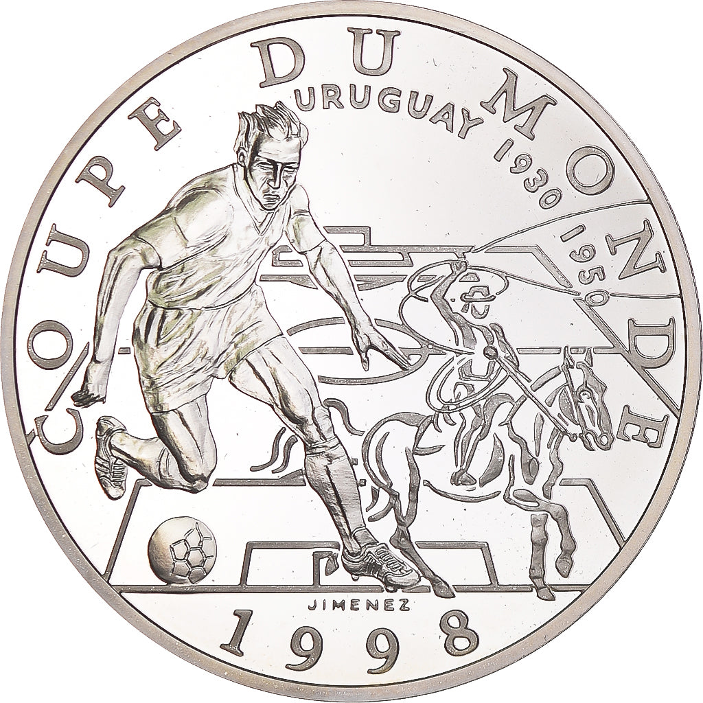 Münze, Frankreich, Coupe du Monde 1998, 10 Francs, 1998, Paris, Proof, STGL