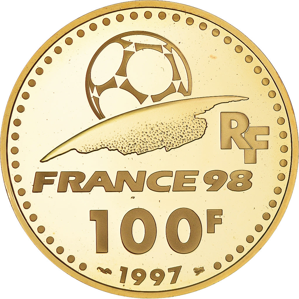 Coin, France, Coupe du Monde 1998, 100 Francs, 1997, Paris, Proof, MS(65-70)