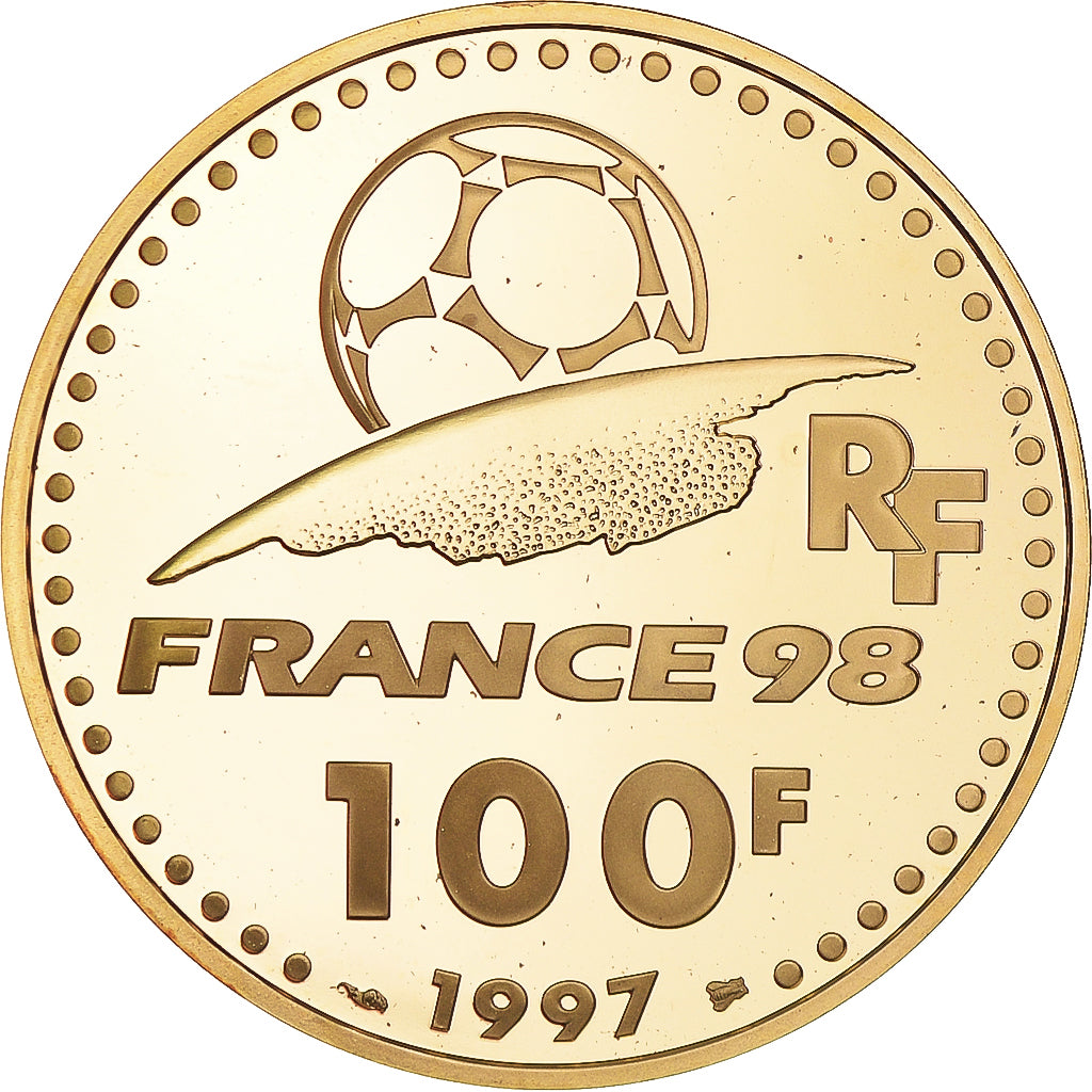 Coin, France, Coupe du Monde 1998, 100 Francs, 1997, Paris, Proof, MS(65-70)