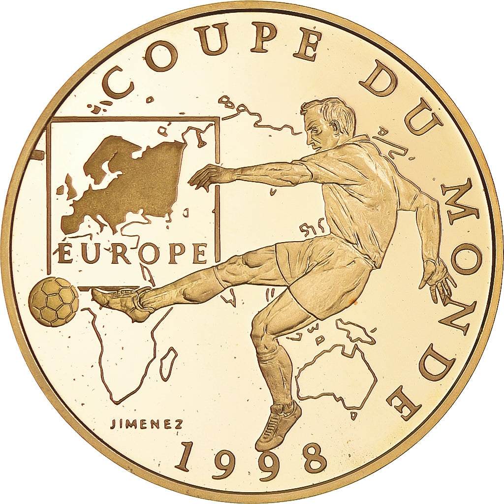Coin, France, Coupe du Monde 1998, 100 Francs, 1998, Paris, Proof, MS(65-70)