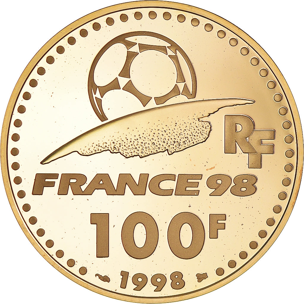 Coin, France, Coupe du Monde 1998, 100 Francs, 1998, Paris, Proof, MS(65-70)