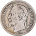 Munten, Frankrijk, Napoleon III, 2 Francs, 1866, Strasbourg, ZG+, Zilver