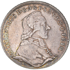 Monnaie, États autrichiens, SALZBURG, Hieronymus, Thaler, 1781, Milan, TTB