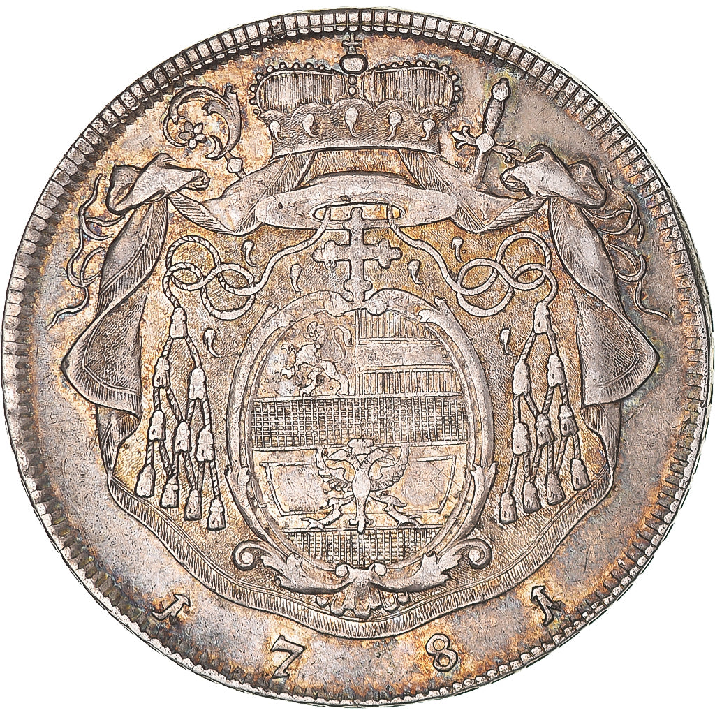 Monnaie, États autrichiens, SALZBURG, Hieronymus, Thaler, 1781, Milan, TTB