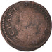 Monnaie, France, CHARLES II DE GONZAGUE, Denier Tournois, 1654, Charleville, TB
