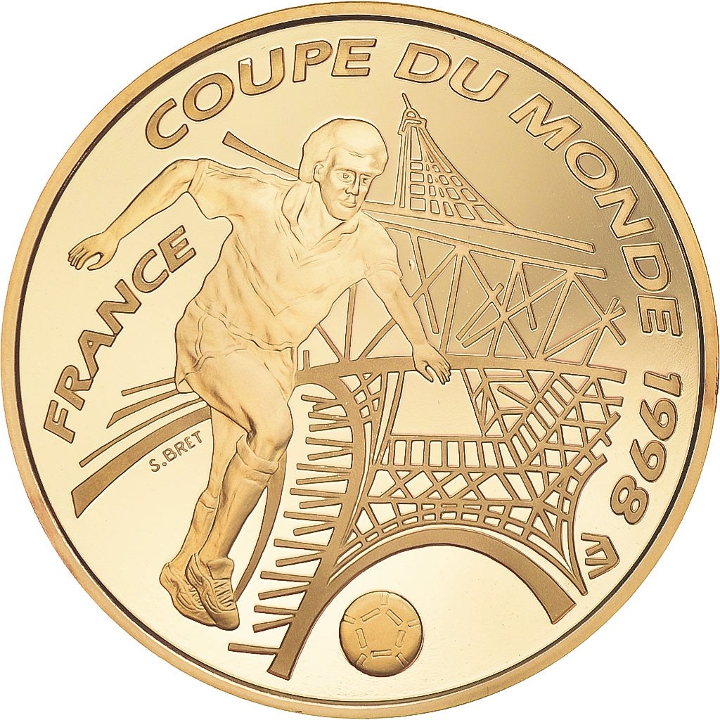 Münze, Frankreich, Coupe du Monde 1998, 100 Francs, 1996, Paris, Proof, STGL