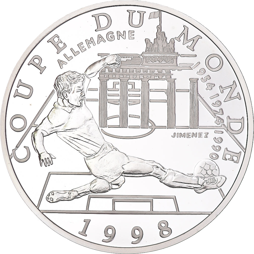 Münze, Frankreich, Coupe du Monde 1998, 10 Francs, 1997, Paris, Proof, STGL