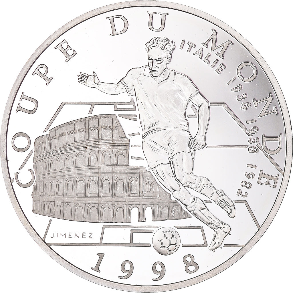 Münze, Frankreich, Coupe du Monde 1998, 10 Francs, 1997, Paris, Proof, STGL