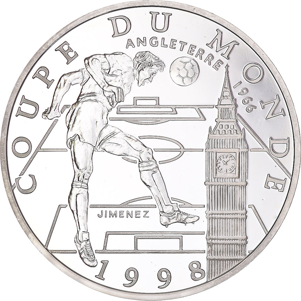 Coin, France, Coupe du Monde 1998, 10 Francs, 1997, Paris, Proof, MS(65-70)