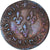 Moeda, França, Louis XIII, Double Tournois, 1635, Saint Palais, EF(40-45)