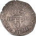 Coin, France, Henri IV, Douzain aux deux H, 1592, Limoges, EF(40-45), Silver