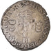 Moneta, Francia, Henri II, Douzain aux croissants, 1557, Rouen, Rare, MB+