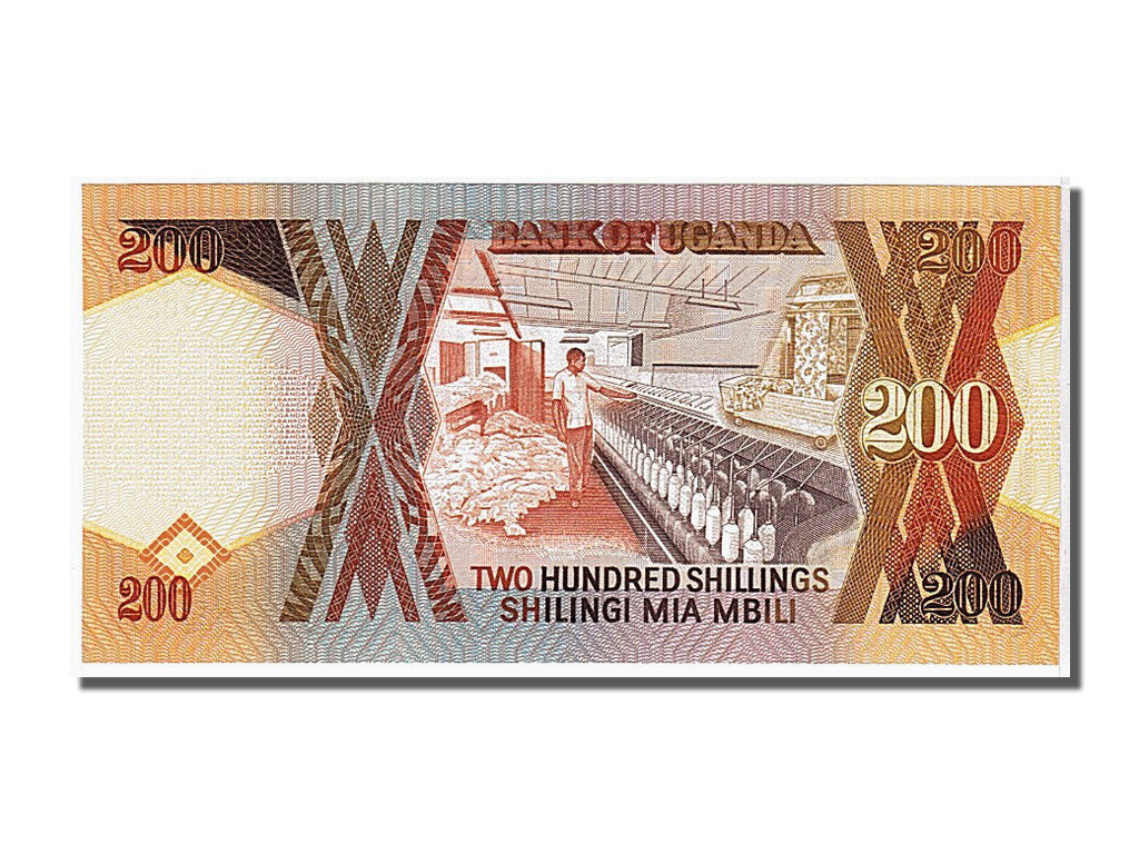 Uganda, 200 Shillings, 1987, FDS