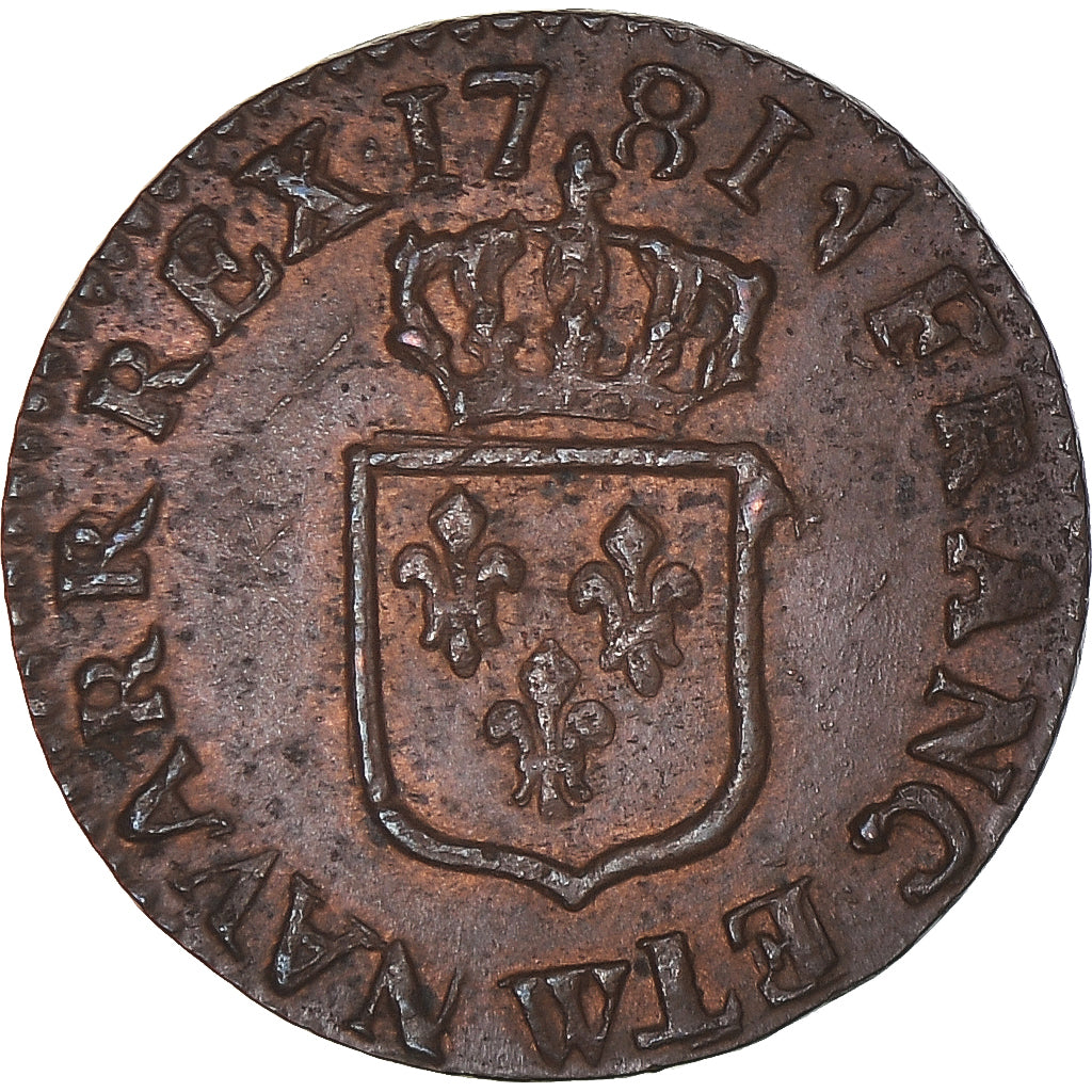 Monnaie, France, Louis XVI, Liard, 1781, Lille, SUP, Cuivre, Gadoury:348