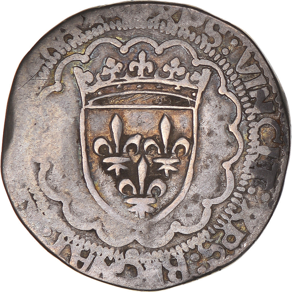 Coin, France, François Ier, Teston, 1515-1547, Rouen, VF(20-25), Silver