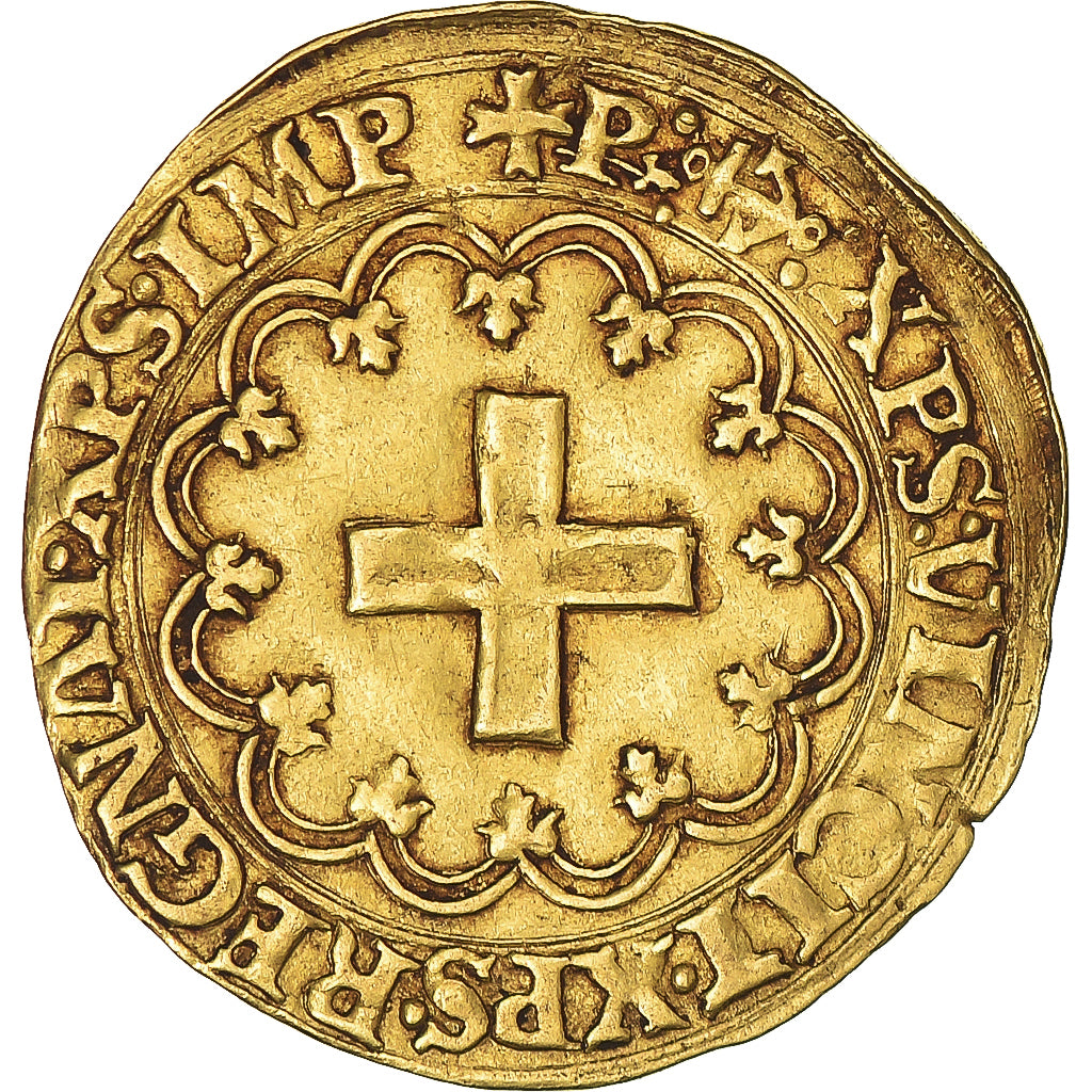 Monnaie, France, François Ier, Ecu d'or à la croisette, 1515-1547, Bayonne