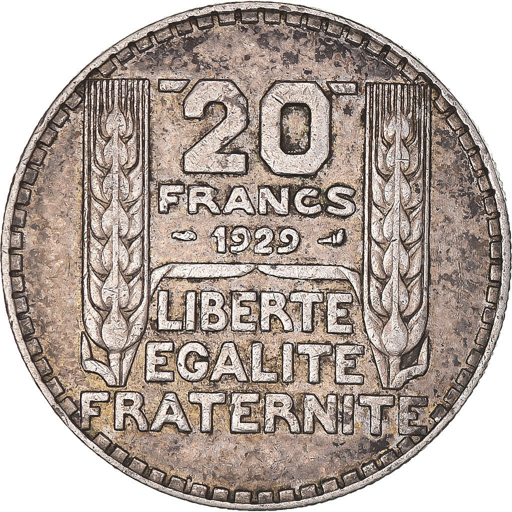 Monnaie, France, Turin, 20 Francs, 1929, Paris, TTB, Argent, Gadoury:852, KM:879