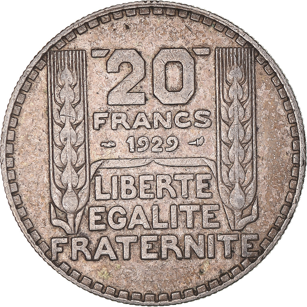 Coin, France, Turin, 20 Francs, 1929, Paris, EF(40-45), Silver, KM:879