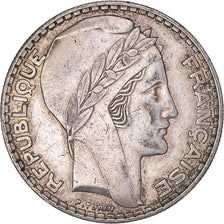 Münze, Frankreich, Turin, 20 Francs, 1933, Paris, Rameaux courts, SS, Silber
